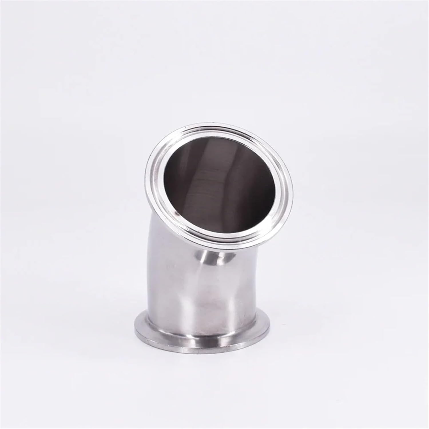 19 25 32 38-108mm Pipe OD 1.5" 2" 2.5" 3" 3.5" 4" Tri Clamp 45 Degree Elbow SUS304 Stainless Fitting Connector Homebrew(19mm OD K50.5mm,316_45 DEGREE)