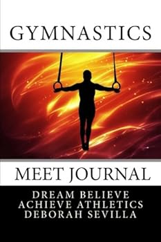 Paperback Gymnastics Meet Journal: Boy's Edition (Red Flames Cover) Book