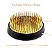 SVY Japanese Kenzan Ikebana Flower Arranger, Kenzan Flower Frog with Needle Calibrator and Cleaning Brush (2.4