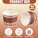ARCTURINE 100 Pcs Mexican Small Paper Bowls 9 Oz Vaso De Barro Cielito Lindo Party Supplies Terracotta Clay Paper Ice Cream Bowls For Mexico Fiesta Cinco De Mayo Baby Shower Party Favor (Trendy)