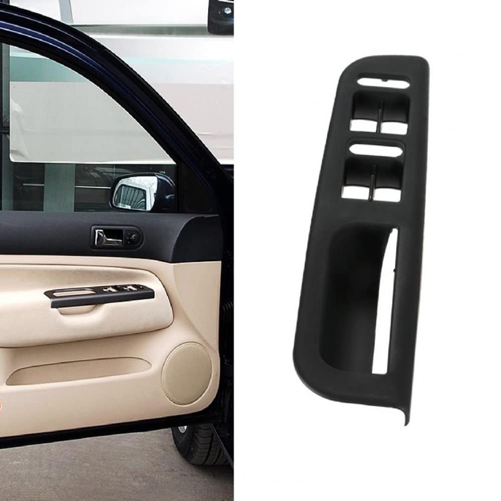 Riloer Monture de commutateur de fenêtre poignée de porte intérieure noire anti-rayures groupe de panneau d'interrupteur de fenêtre OEM 1J0867171A 1J4867179A 1J4867180A 3B1867171E7DE 1J0867172A