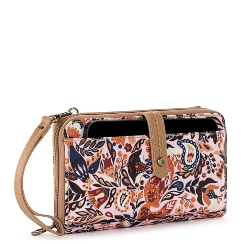 Image of Sakroots Smartphone Crossbody Purse - Women's Cellphone Bag & Wallet For Everyday - Convertible Wristlet With Zipper