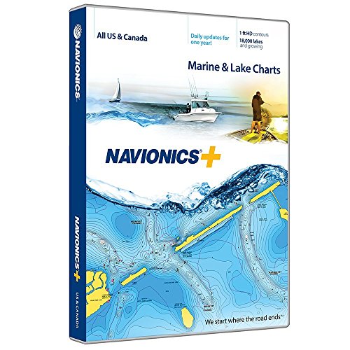 Navionics + NAV+NI US et Canada Marine and Lake Graphiques sur SD/MSD ...