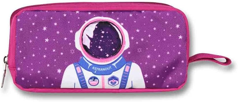 Astronot Desenli Pembe Kalem Kutusu 3012