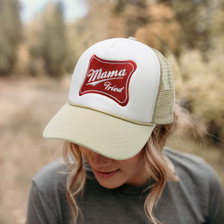 Image of Embroidered Lettering Print Truck Hat Baseball Cap Trucker Mesh Snapback Hat
