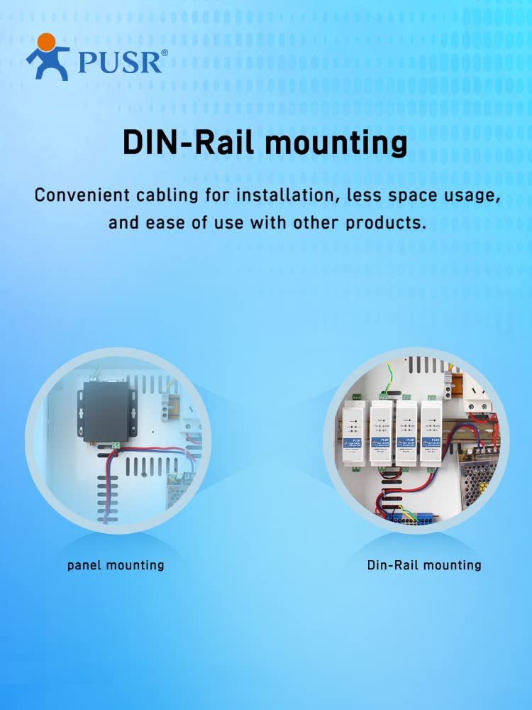 USR-DR504-EUX barra din GSM GPRS 4G LTE modem modbus modem da rs485 a 4g Europe/Middle East/Africa/Korea/Thailand/India