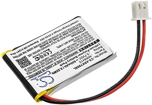 Cameron Sino New 600mAh Replacement Battery for Atrack AK7 GPS, AK7 GPS Tracker
