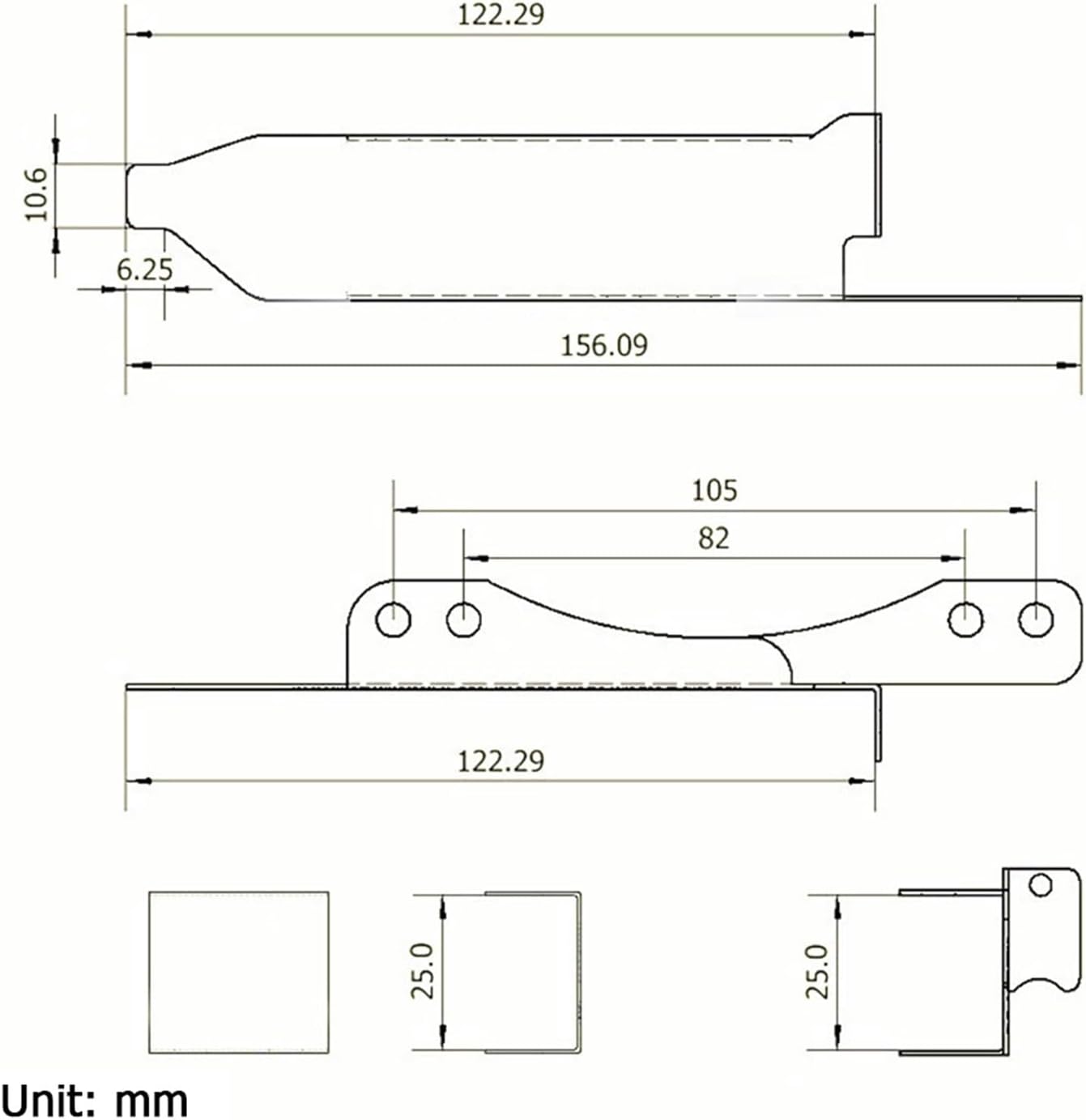 Computer Water Cooling System Graphics Card Cooler Dual Fan Mount Rack Slot Brackets for 90mm 120mm Fans