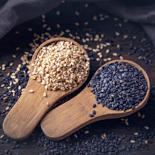 EasyCookAsia Premium Sesammix 100g | Schwarzer & Weißer Sesam | Nährstoffreich & Aromatisch | Perfekt für Sushi, Salate, Brot, Dressings & als knusprige Toppings