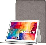 ワンーキョー タブレット 10インチS30 ケース【LASTE】ワンーキョー タブレットS30 ケース 角度調整 キズ防止 軽量 タブレット カバー 全面保護 スリムフィットVANKYO / WANKYO S30 専用 スマートカバー((グレー)