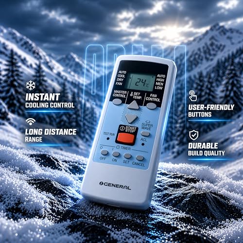 Image of Electronic Spices AC Remote | Compatible with O General AC (Model AC-22W /AR-JE11) with AAA Batteries