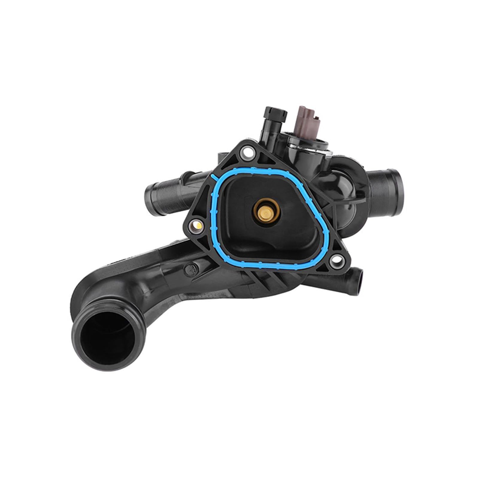Termostato motore con flangia acqua compatibile con Peugeot 207/208/308/508/2008/3008 1.4/1.6 / Citroen C4 / Mini R55/R56 1336Z6 11537534521 | Thermostat