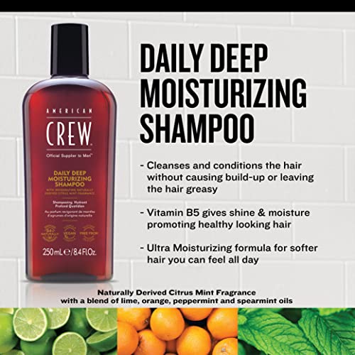 American Crew 738678001080 Shampoo For Men, Daily Deep Moisturizer thumb #2