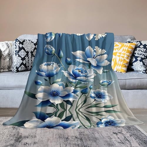 Couverture florale en flanelle, le cadeau super confortable idéal - 7