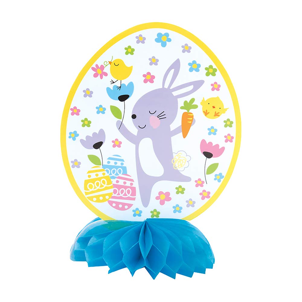 Unique Party72649 - Mini Gingham Easter Table Decorations, Pack of 3