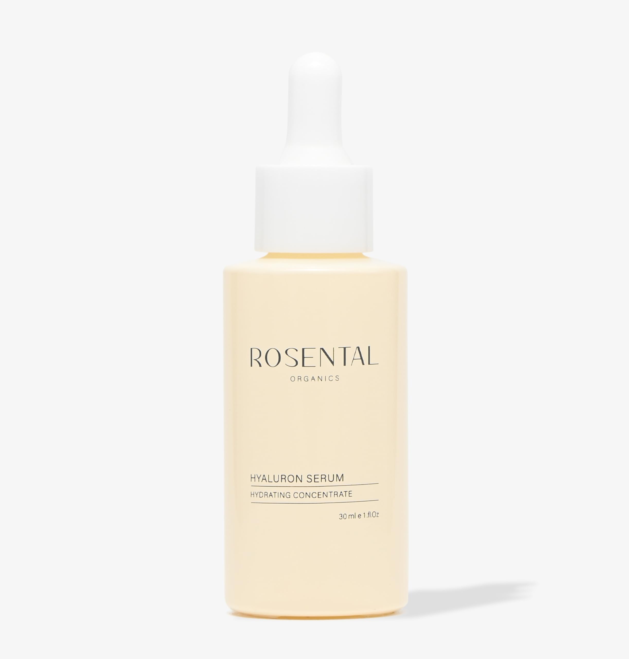 ROSENTAL ORGANICS Hyaluron Serum - Hochdosierte BIO Hyaluronsäure - Gesichtspflege - 100% Natürlich - Feuchtigkeitspflege für das Gesicht - Anti-Aging - Naturkosmetik (30ml) (Packung mit 2)