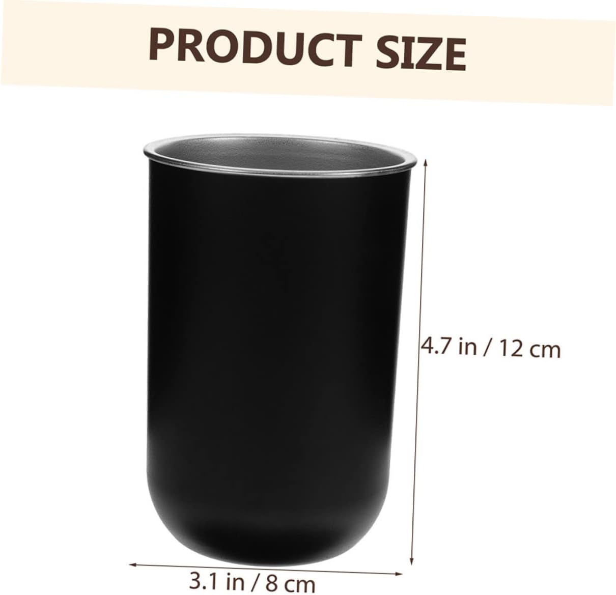 2Pcs Mouthwash Cups Stackable Bathroom Rinsing Mugs Lightweight Toothbrush Containers for Easy Storage for Family Use Capacity