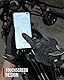 BORLENI Motorradhandschuh Herren Motorradhandschuhe atmungsaktive Vollfinger-Motorradhandschuhe Touchscreen Knöchelhandschuhe Schwarz