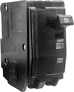 𝟮𝟬𝟮𝟯 𝙐𝙥𝙜𝙧𝙖𝙙𝙚𝙙 QO250CP 50 Amp 2-Pole Circuit Breaker for Square D, QO250CP Miniature Circuit Breaker with Visi-Trip Indicator, 120/240V, 10 kAIC - 5 Year Warranty