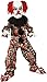 Price comparison product image Boys Girls Creepy Scary Evil Clown Halloween Carnival Deluxe 5Pc Includes Mask Shoes Gloves Fancy Dress Costume Outfit 7-12 Years (10-12 years)
