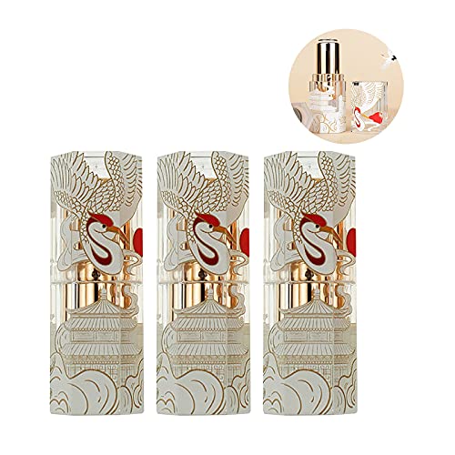 POWSTRO K 3pcs Hexagonal Empty Lipstick Tubes Good-sealing Lip Balm Container Portable Lip Gloss Tubes Exquisite Lipstick Organizer Tube Travel Refillable Bottles