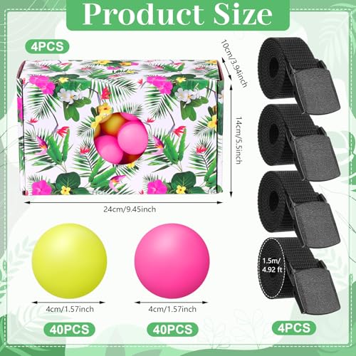 HappyAlley Hawaii Shaking Box Game Set for Luau Tropical Party Activity by HappyAlley - Image 2