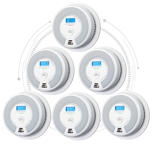 X-Sense Interconnected Smoke and Carbon Monoxide Detector 6-Pack