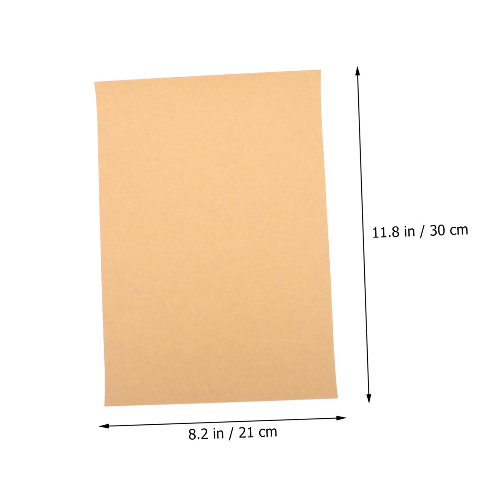 TEHAUX 100 Pcs Carton de Peinture Kraft A4 pour Dessin Garçon et Filles Cartons D'écriture Soi-même Pratique pour Loisirs Artistiques