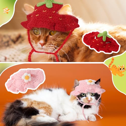 #1 Best Knitted Cat Hats - Premium Pet Apparel Set - Image 5