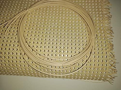 Restauraciones Vintage Kit de Rejilla Mimbre para Sillas (51 cm x 44 cm, Junquillo diametro 4 mm)