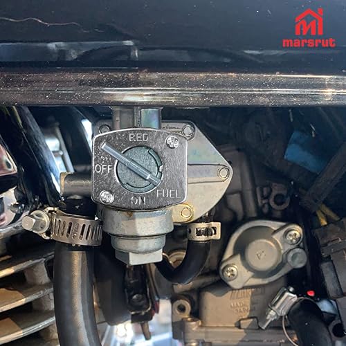 Image of Fuel Valve Petcock Compatible with Kawasaki KLX125, SUZUKI DRZ 125 DRZ125 2003-2007, Upgraded Assembly Replacement Part, Fuel Tank Petcock Shut Off Valve Switch