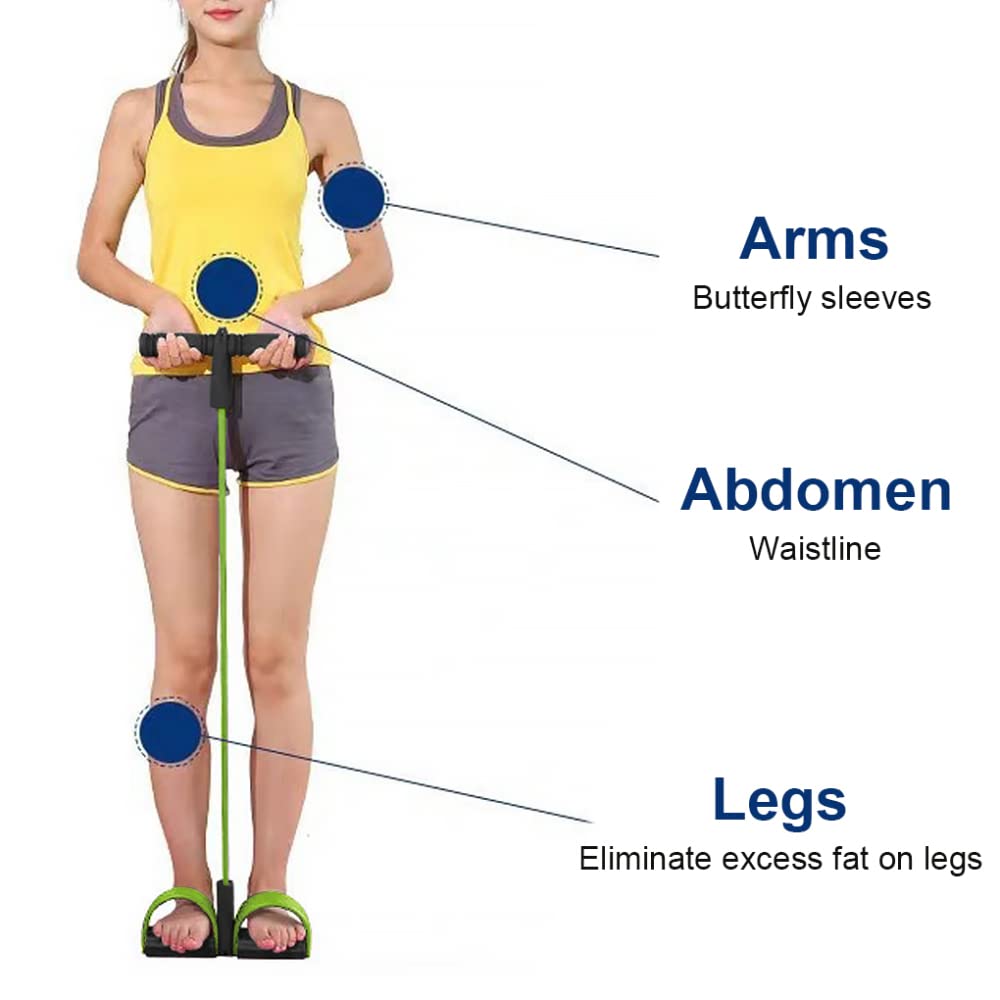 Pedaal Trekker trainingsband | spankoord fitnessapparaat | antislip