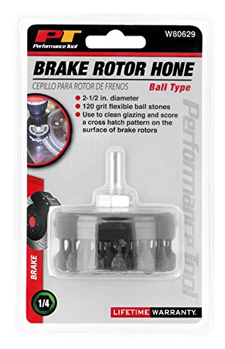 Performance Tool W80629 2-1/2" Brake Rotor Hone 120 Grit Flexible Ball Stones., 1 Pack #TOP19
