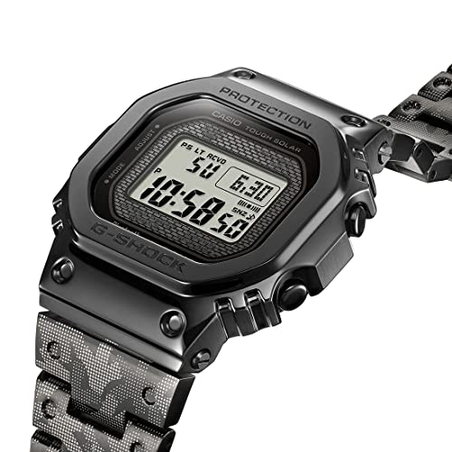 Casio G-Shock GMW-B5000EH-1DR Black IP Digital Dial Black IP Stainless Steel Solid Band Men's Watch Eric Haze Limited Edition Collaboration G1321 - Image 2