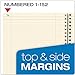 TOPS Computation Book, 11.75 x 9.5 Inches, Double Wire, 152 Numbered Pages, Quadrille Ruled, 76 Sheets, White, (35061), Composition