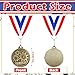 Quelay 30 Pcs 2'' Gold Medals for Awards Winner Bulk with Neck Ribbons Metal Trophy Award Prize Gift for Kids Students Adults School Graduation Participation Competitions(Robotics)