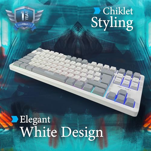 GEONIX Vintage KB4 87 Keys Rainbow Backlit Keyboard - Image 7