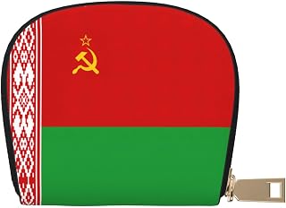 Flag of Belarus print Credit Card Holder, Small Card Wallet for Women Credit Card Wallet Organizer for Men