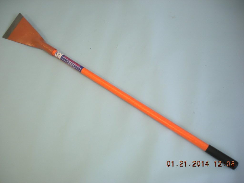 9" Root Cutter (Mutt) with Fiberglass Handle-Scraping Tool