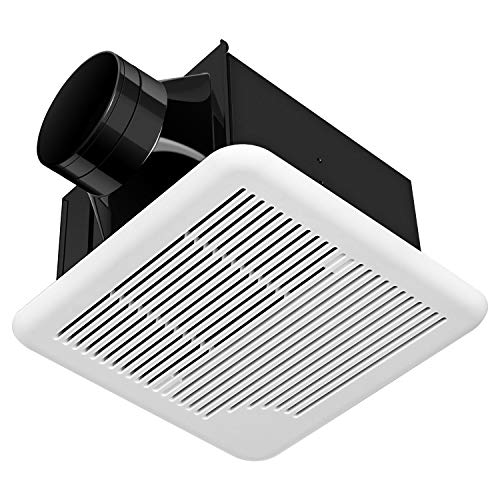 iPower HIFANXVENT120 Ultra-Quiet HVAC Exhuast White Plastic Grille 1.5 Sones Household Ventilation Fan, 120 CFM iPower HIFANXVENT120 Ultra-Quiet HVAC Exhuast White Plastic Grille 1.5 Sones Household Ventilation Fan, 120 CFM