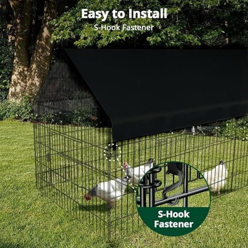 Bâche pour poulailler imperméable d'extérieur durable et résistante aux intempéries - 8