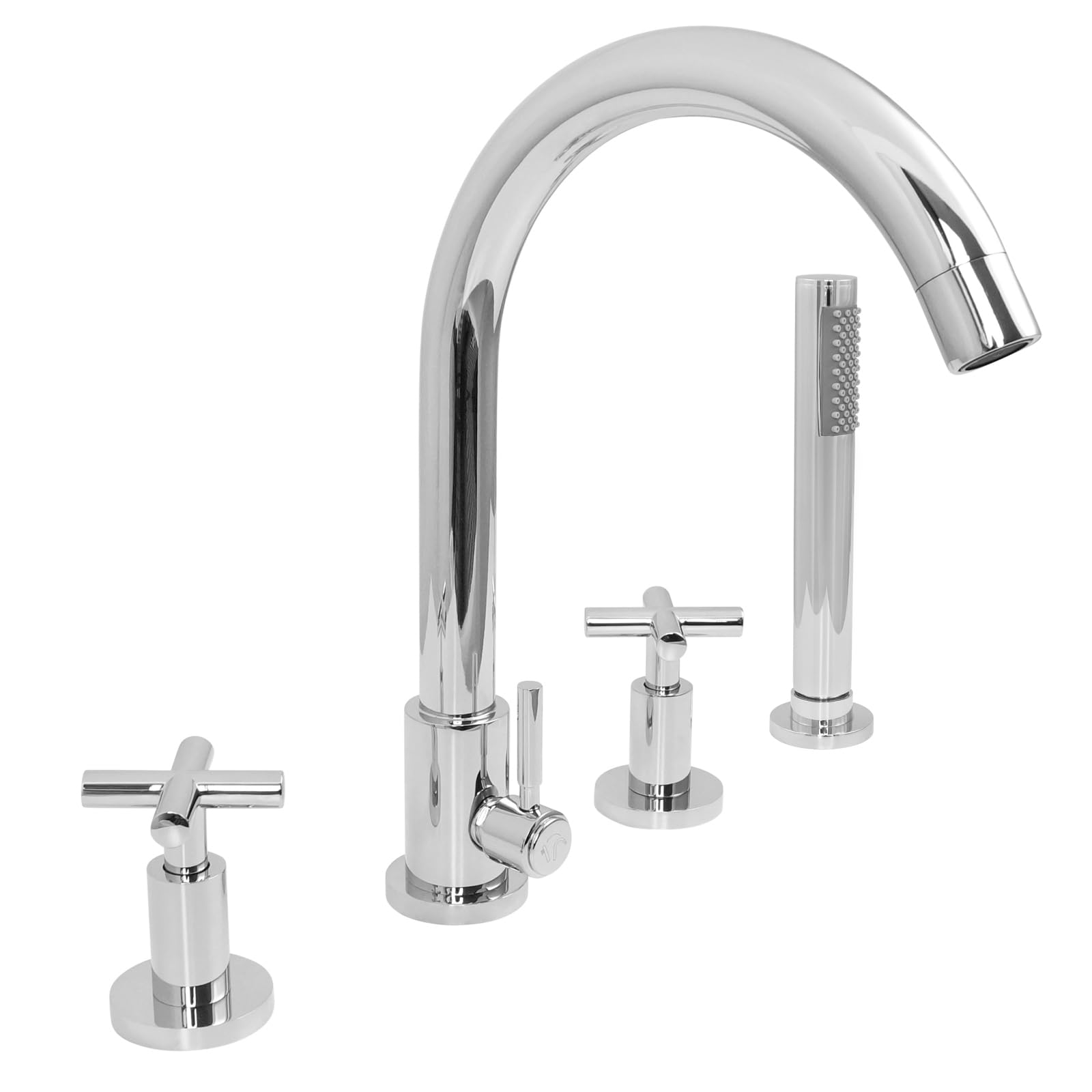 4-Loch Wannenrandarmatur WRA-03 Zweigriffmischer Badewanne