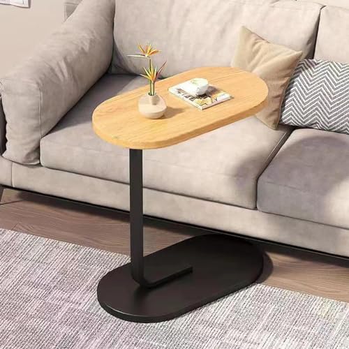 Vassoio ovale salvaspazio per TV, tavolo per divano, design moderno ed elegante per soggiorno e camera da letto, perfetto per mangiare e rilassarsi, si adatta sotto la pelliccia