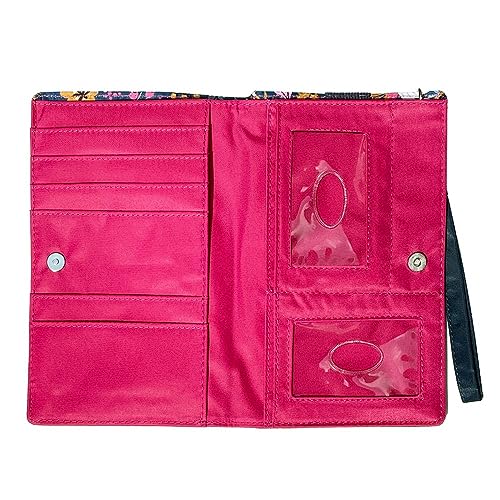 Image of Big Skinny Women's Plus Size myPhone Bi-Fold Slim Wallet, Holds Up to 20 Cards