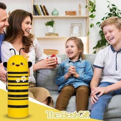 KKTONGXI 2-in-1 Weiche Silikontasche - Kawaii Federmäppchen, mäppchen - Cartoon Federmäppchen, Stand Up, Tier Stifthalter, Stifte Mäppchen, Stifthalter Bleistifttasche Mädchen Junge