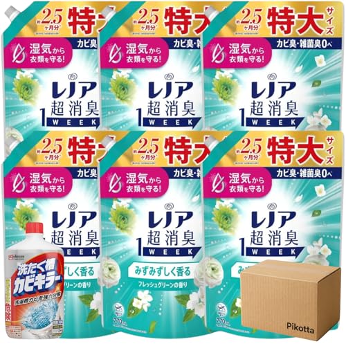 y P[X̔ zmA L 1WEEK tbVO[̍ lߑւ 770ml×6 { W\ JrL[ 󑅃N[i[t 550g 1{ Pikotta