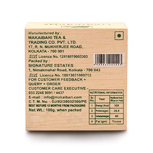 Image of Makaibari Darjeeling Green Elixir Chestlet - USDA Certified Premium Green Tea, Anti-Oxidants, Immunity Booster - 250 Gram
