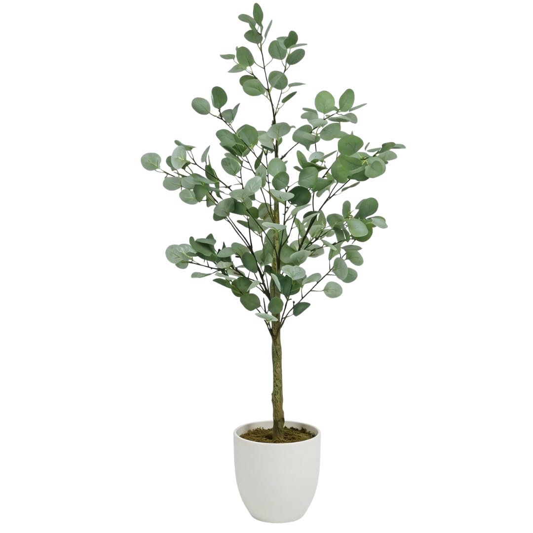edihome, Planta Artificial Grande, Olivo 120 cm – Decorativas, Árbol, Decoración Hogar, para Interior, Oficina, Hoteles, Eventos, Planta Artificial Realista con Detalles Mediterráneos (Olivo, 120) — view 15