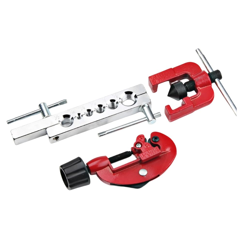 Kit di Strumenti per Svasare I Tubi Dispositivo per Allargare I Tubi, Taglierina Alesatore per Strumenti di Svasatura Dei Tubi In Rame Durevole Facile da Installare
