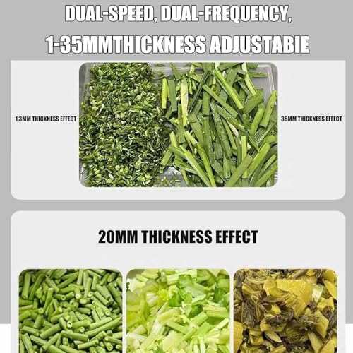 Cortadora automática de verduras ERICAT 200W con visor miniatura 7